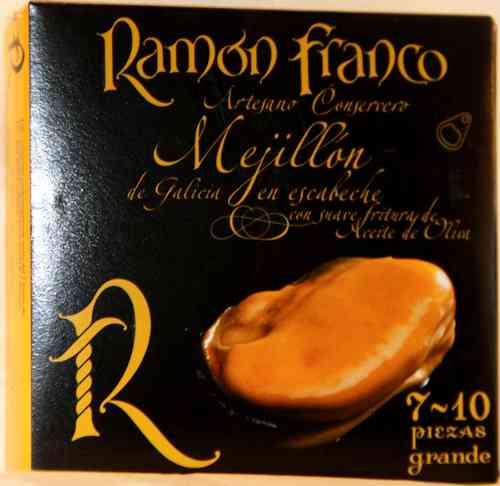 RAMON FRANCO MEJILLONES ESCABECHE 7/10 lata 115 gr.
