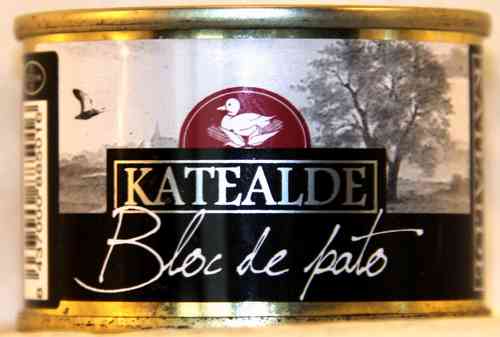 KATEALDE BLOC DE FOIE GRAS DE PATO LATA 65 g.