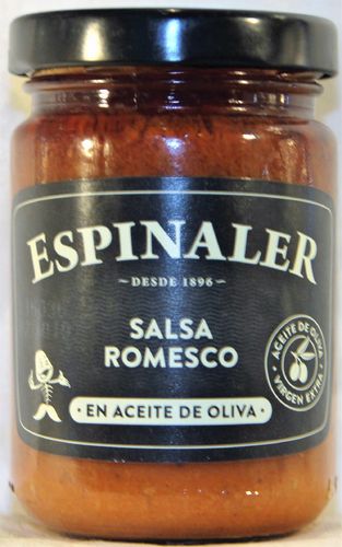 ESPINALER SALSA ROMESCO EN ACEITE DE OLIVA BOTE 140 g.