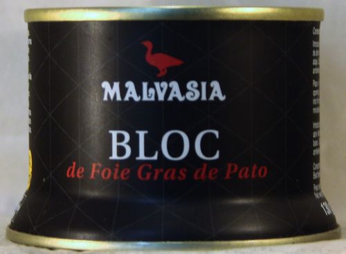 MALVASIA BLOC FOIE GRAS DE PATA LATA 130 g.